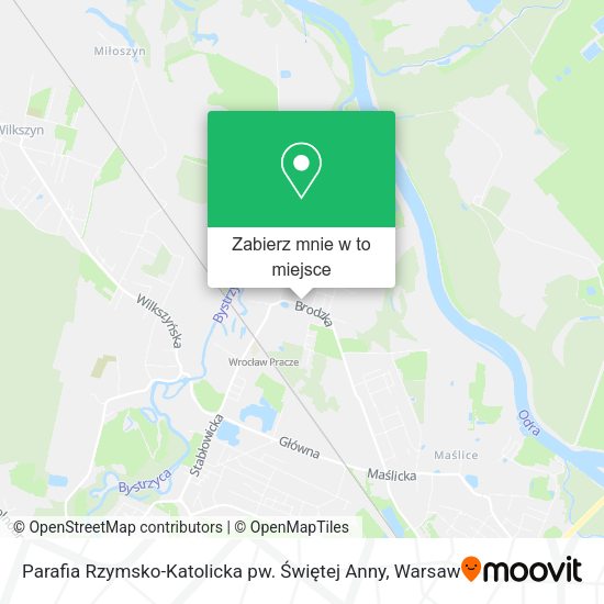 Mapa Parafia Rzymsko-Katolicka pw. Świętej Anny