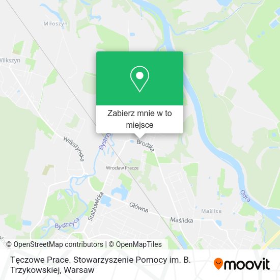 Mapa Tęczowe Prace. Stowarzyszenie Pomocy im. B. Trzykowskiej