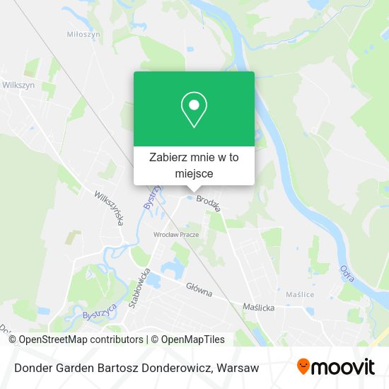 Mapa Donder Garden Bartosz Donderowicz