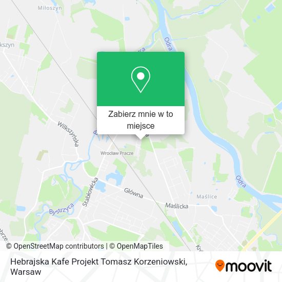 Mapa Hebrajska Kafe Projekt Tomasz Korzeniowski