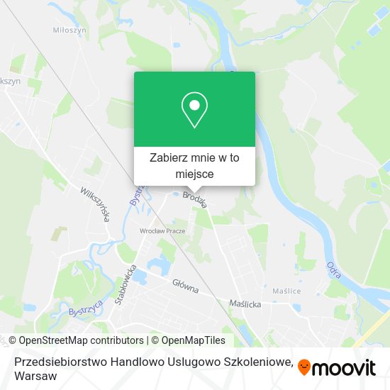 Mapa Przedsiebiorstwo Handlowo Uslugowo Szkoleniowe