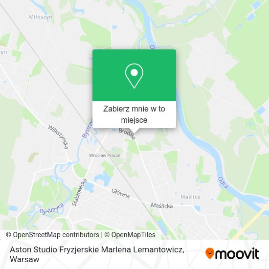 Mapa Aston Studio Fryzjerskie Marlena Lemantowicz