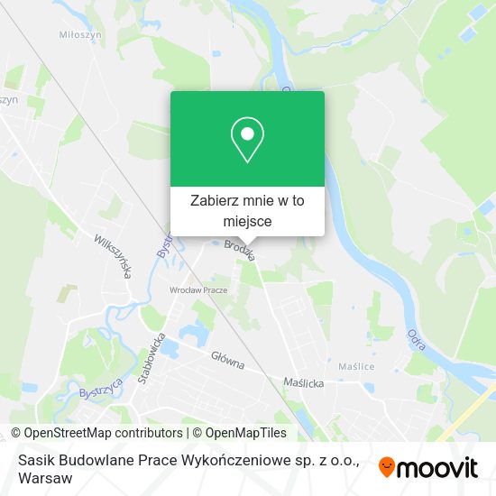 Mapa Sasik Budowlane Prace Wykończeniowe sp. z o.o.