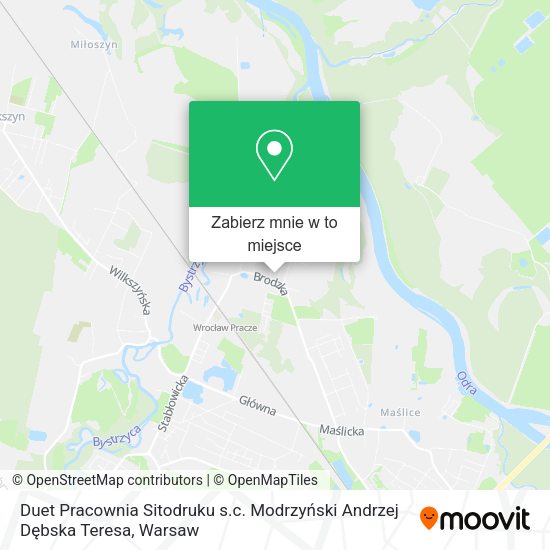 Mapa Duet Pracownia Sitodruku s.c. Modrzyński Andrzej Dębska Teresa