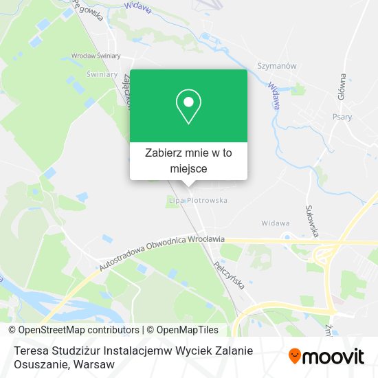 Mapa Teresa Studziżur Instalacjemw Wyciek Zalanie Osuszanie