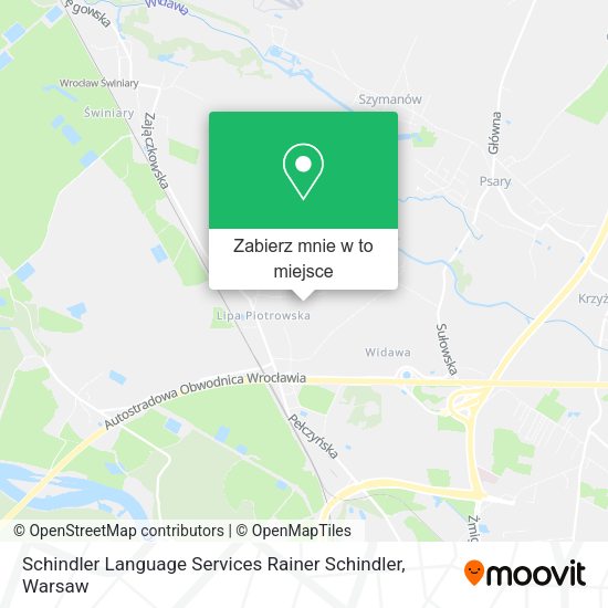 Mapa Schindler Language Services Rainer Schindler