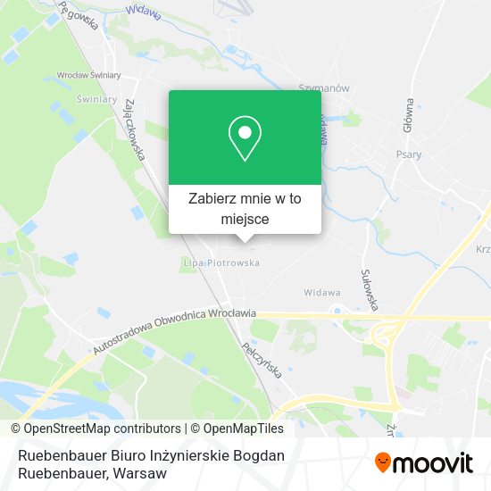 Mapa Ruebenbauer Biuro Inżynierskie Bogdan Ruebenbauer