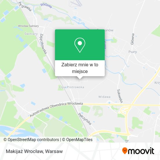 Mapa Makijaż Wrocław