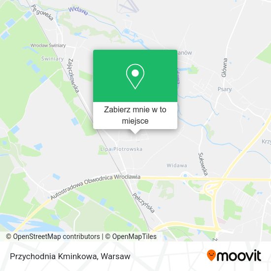 Mapa Przychodnia Kminkowa