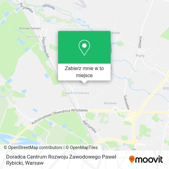 Mapa Doradca Centrum Rozwoju Zawodowego Paweł Rybicki