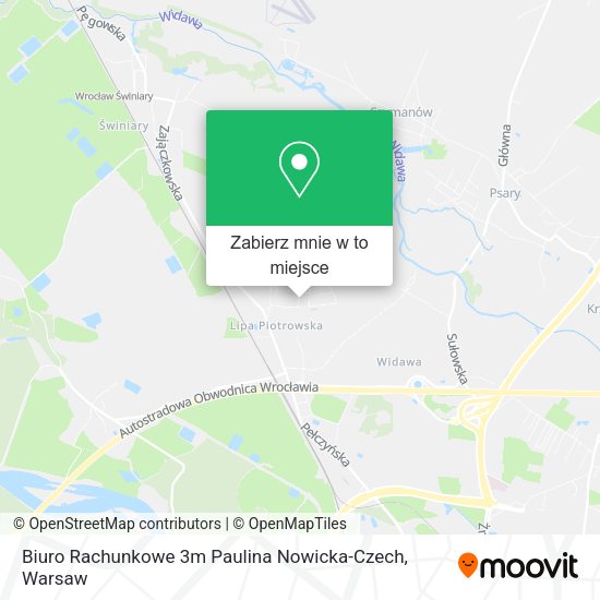 Mapa Biuro Rachunkowe 3m Paulina Nowicka-Czech