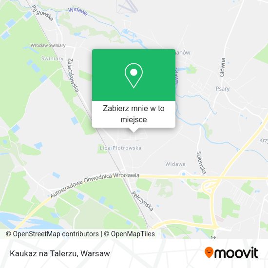 Mapa Kaukaz na Talerzu