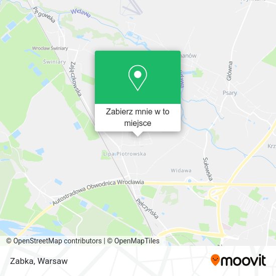 Mapa Zabka