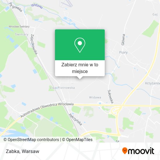 Mapa Zabka