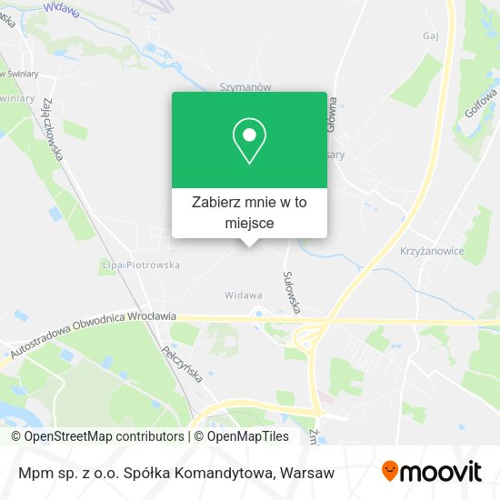 Mapa Mpm sp. z o.o. Spółka Komandytowa