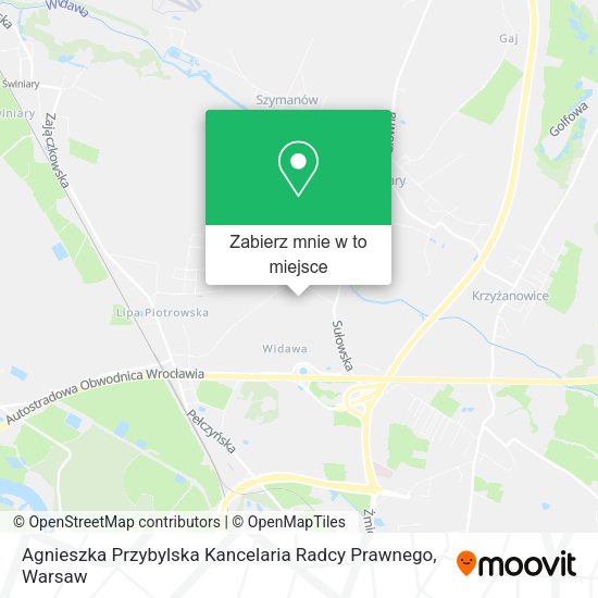 Mapa Agnieszka Przybylska Kancelaria Radcy Prawnego