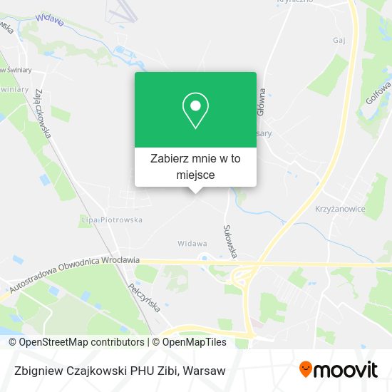 Mapa Zbigniew Czajkowski PHU Zibi