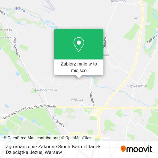 Mapa Zgromadzenie Zakonne Sióstr Karmelitanek Dzieciątka Jezus