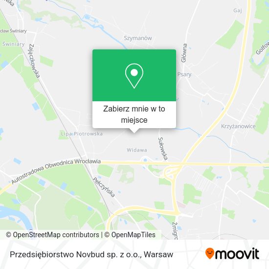 Mapa Przedsiębiorstwo Novbud sp. z o.o.