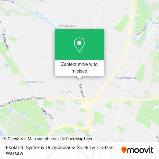 Mapa Ekoland. Systemy Oczyszczania Ścieków. Oddział