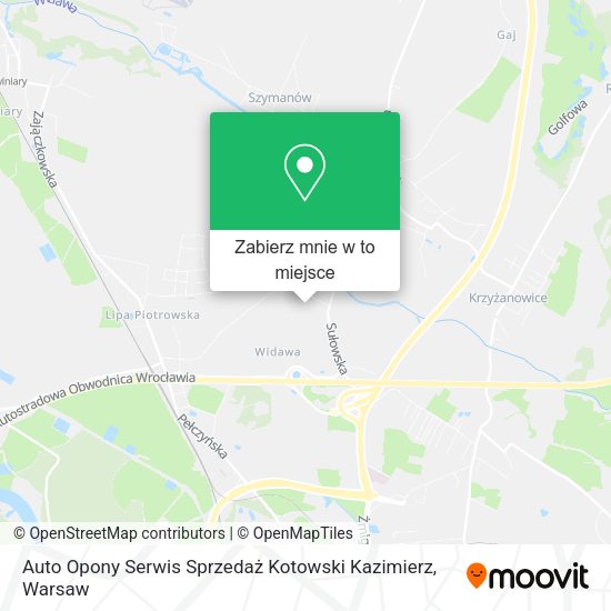 Mapa Auto Opony Serwis Sprzedaż Kotowski Kazimierz