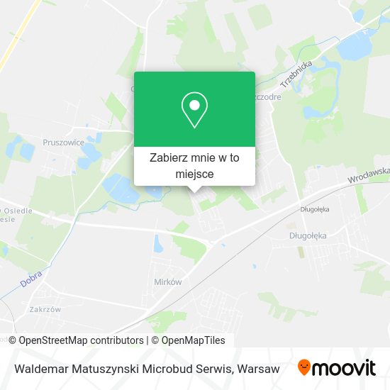 Mapa Waldemar Matuszynski Microbud Serwis