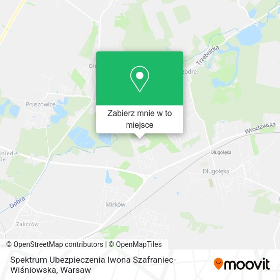 Mapa Spektrum Ubezpieczenia Iwona Szafraniec-Wiśniowska