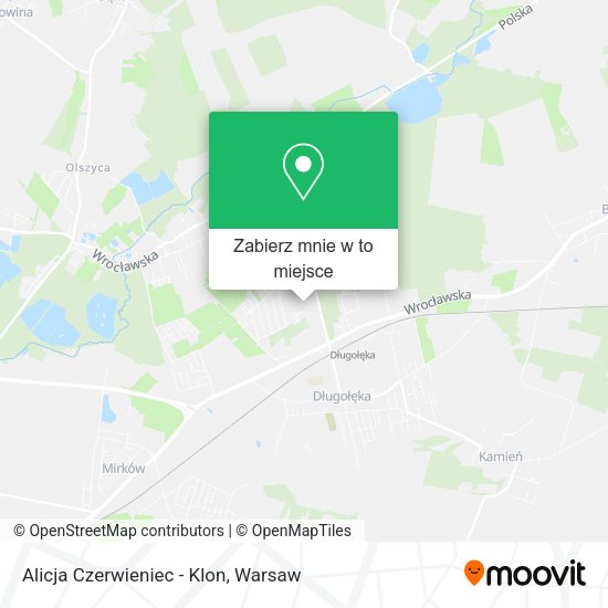 Mapa Alicja Czerwieniec - Klon