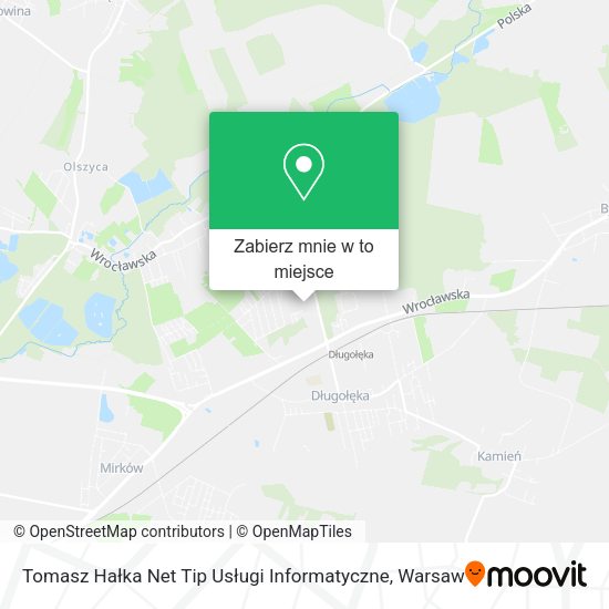 Mapa Tomasz Hałka Net Tip Usługi Informatyczne