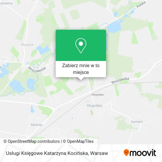 Mapa Usługi Księgowe Katarzyna Kocińska