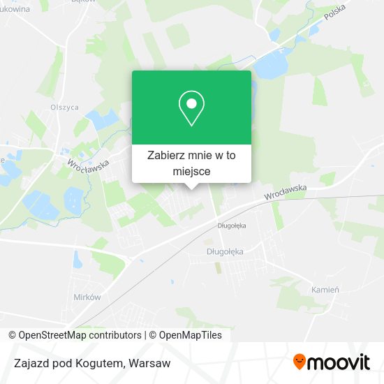 Mapa Zajazd pod Kogutem