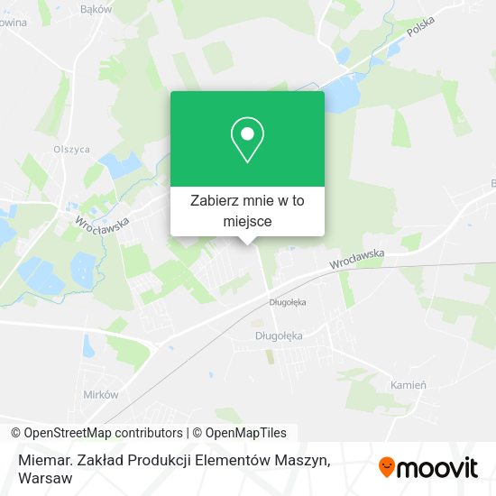 Mapa Miemar. Zakład Produkcji Elementów Maszyn