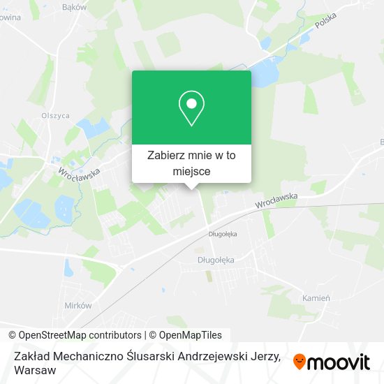 Mapa Zakład Mechaniczno Ślusarski Andrzejewski Jerzy