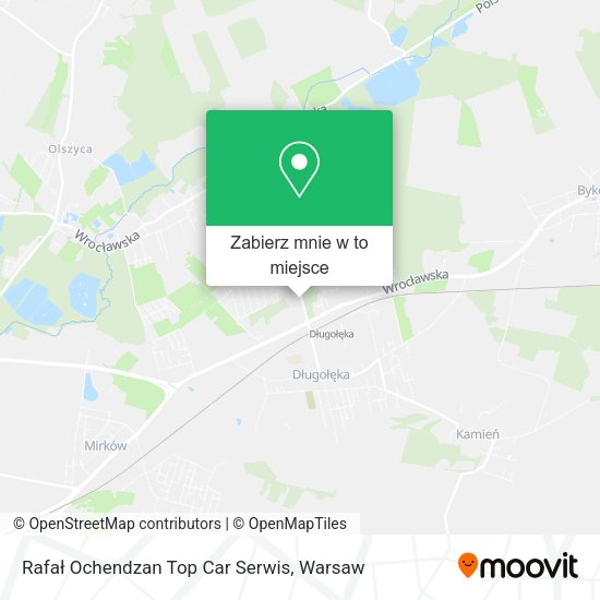 Mapa Rafał Ochendzan Top Car Serwis