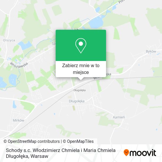 Mapa Schody s.c. Włodzimierz Chmiela i Maria Chmiela Długołęka