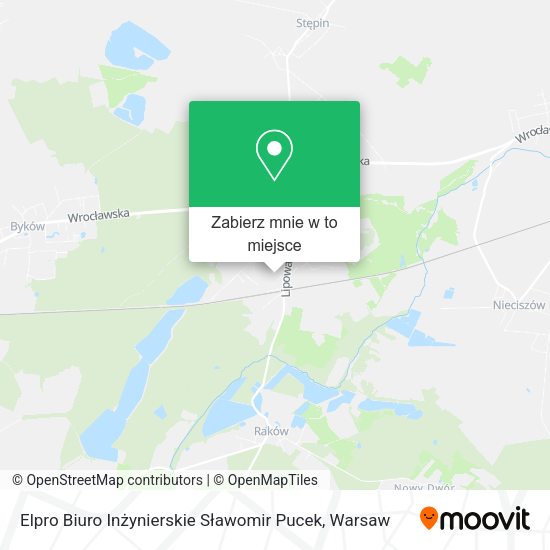 Mapa Elpro Biuro Inżynierskie Sławomir Pucek