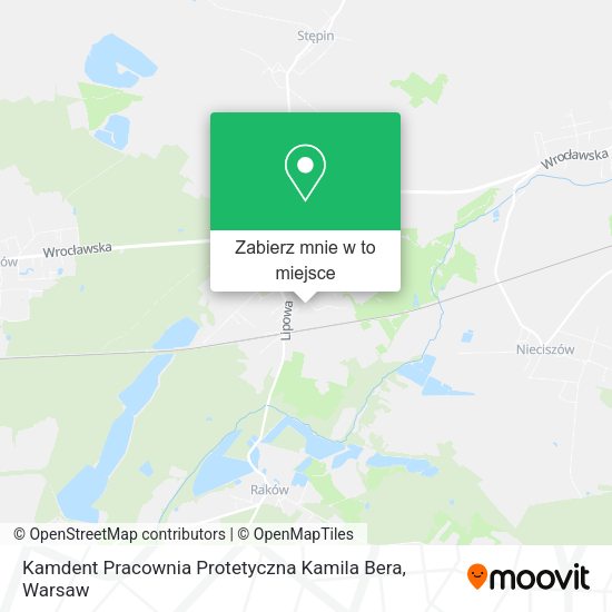 Mapa Kamdent Pracownia Protetyczna Kamila Bera