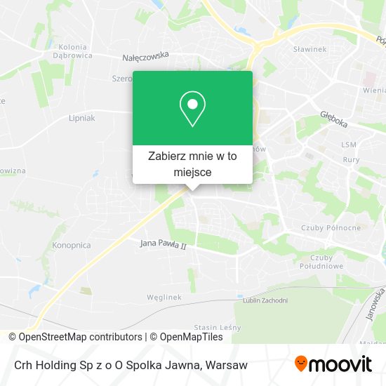 Mapa Crh Holding Sp z o O Spolka Jawna