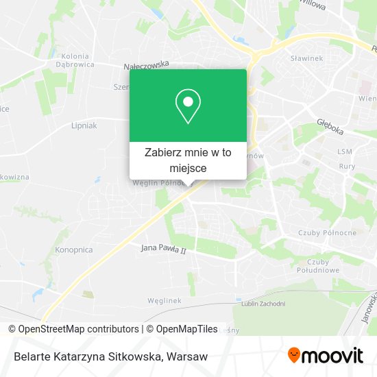 Mapa Belarte Katarzyna Sitkowska