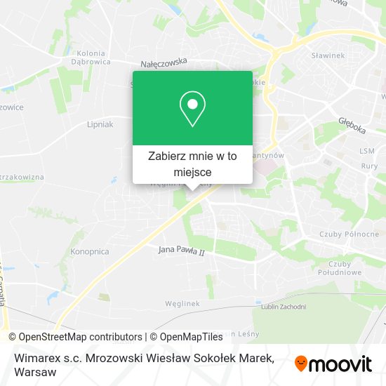 Mapa Wimarex s.c. Mrozowski Wiesław Sokołek Marek