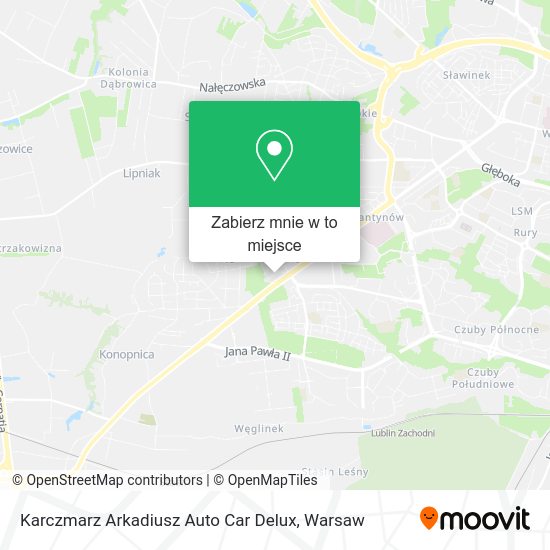 Mapa Karczmarz Arkadiusz Auto Car Delux