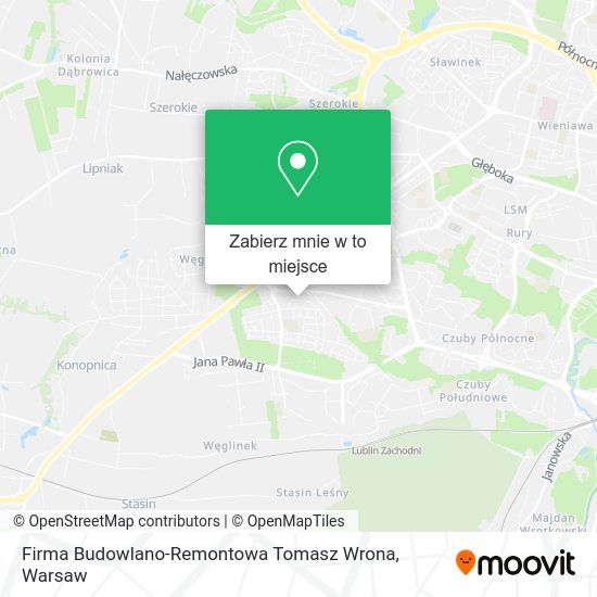 Mapa Firma Budowlano-Remontowa Tomasz Wrona