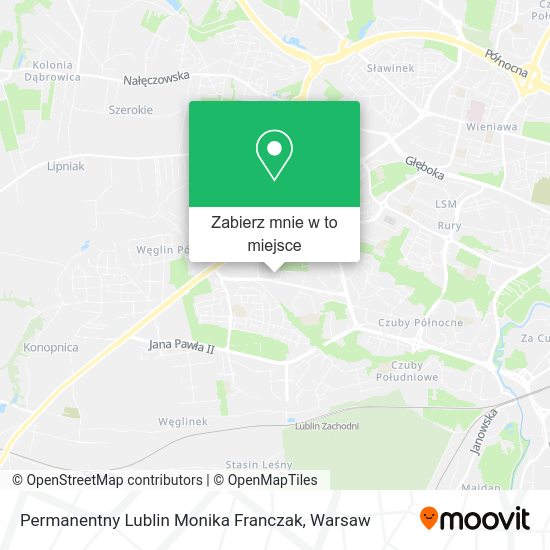 Mapa Permanentny Lublin Monika Franczak