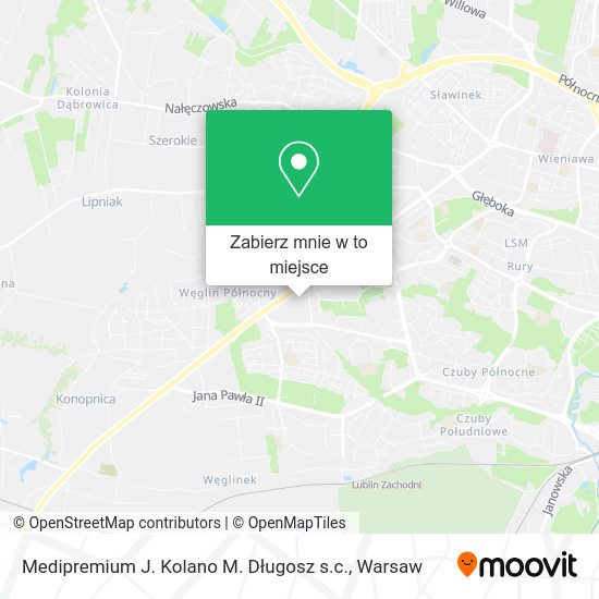 Mapa Medipremium J. Kolano M. Długosz s.c.