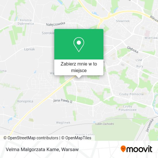 Mapa Velma Malgorzata Kame