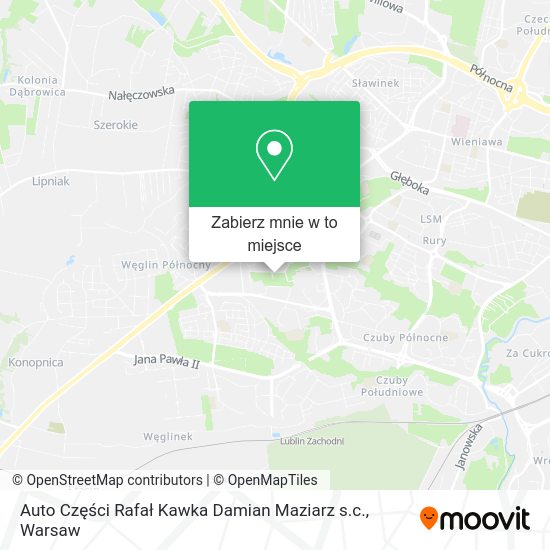 Mapa Auto Części Rafał Kawka Damian Maziarz s.c.