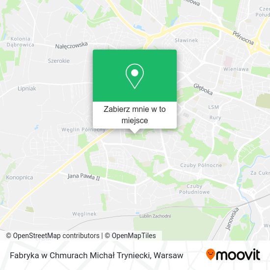 Mapa Fabryka w Chmurach Michał Tryniecki