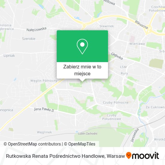 Mapa Rutkowska Renata Pośrednictwo Handlowe