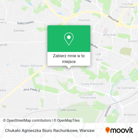 Mapa Chukało Agnieszka Biuro Rachunkowe