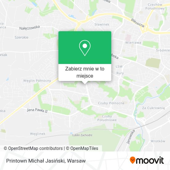 Mapa Printown Michał Jasiński